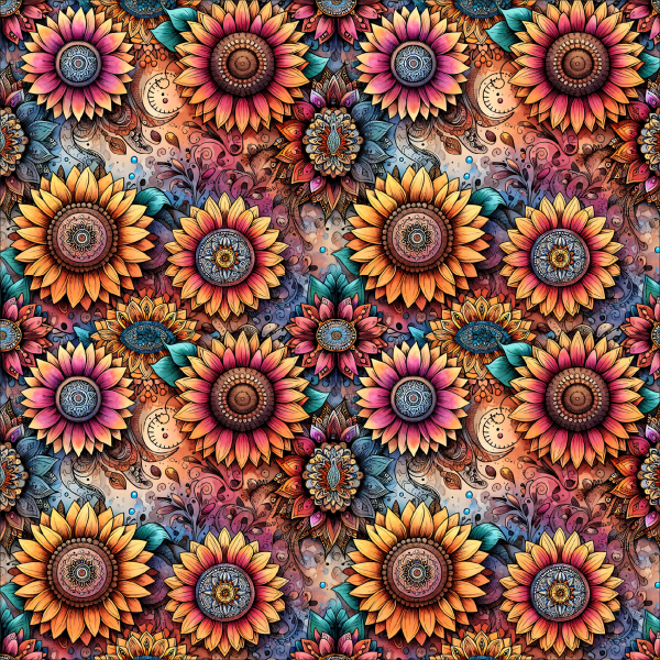 Crazy Girls Boho sunflowers